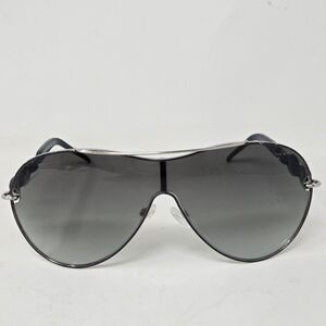 GUCCI Women's Aviator MARINA Chain Sunglasses GG 4203/S WPRN6 Silver Gray